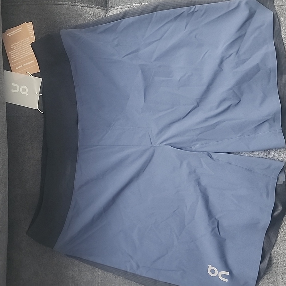 On Running Men's Athletic Shorts - Navy and Black NWT